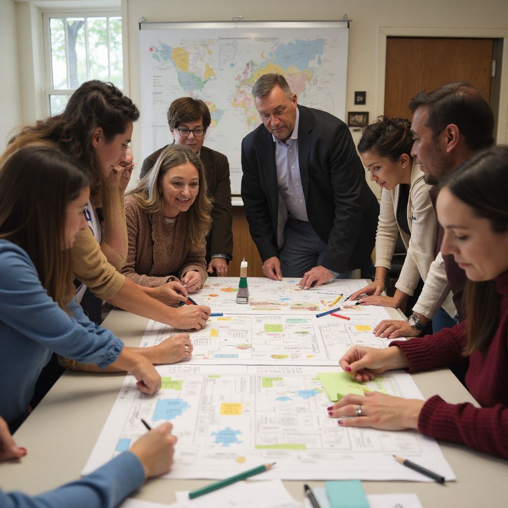 Community planning workshop with local residents