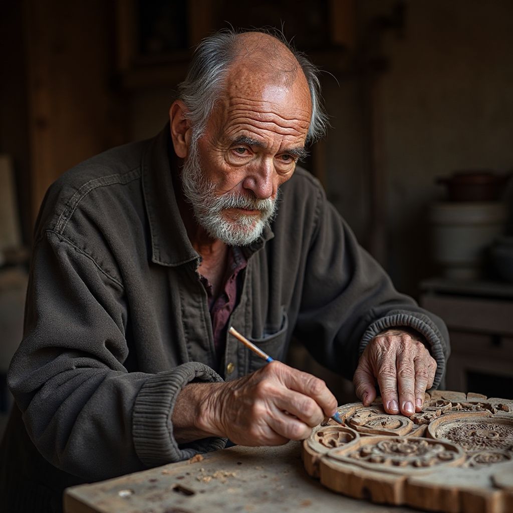 Nicolae Radulescu - Traditional Woodworker