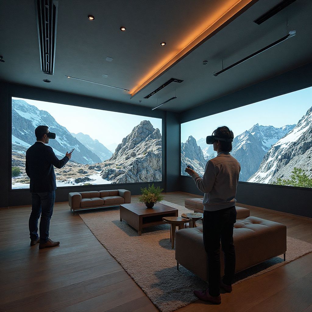 Virtual site tour presentation